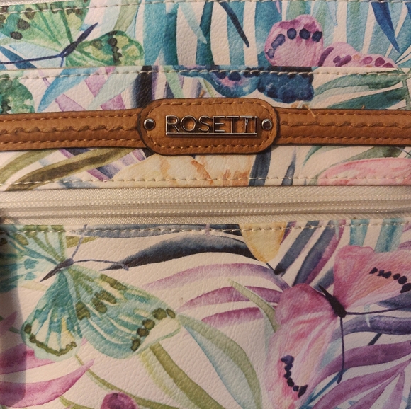 NWOT Rosetti Crossbody Shoulder Bag with Tropical Butterfly Print - Picture 5 of 5
